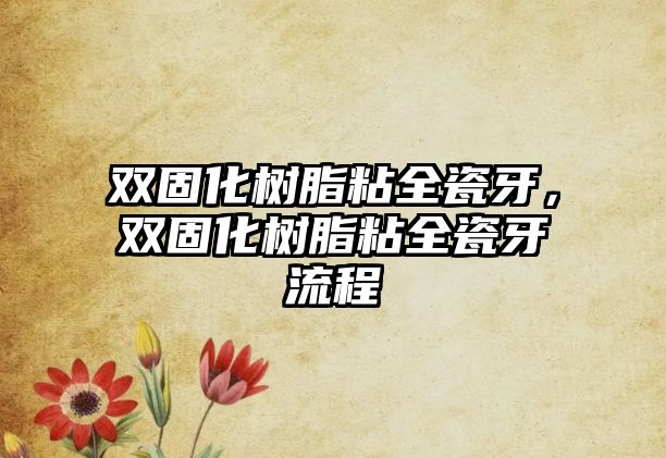 雙固化樹(shù)脂粘全瓷牙，雙固化樹(shù)脂粘全瓷牙流程