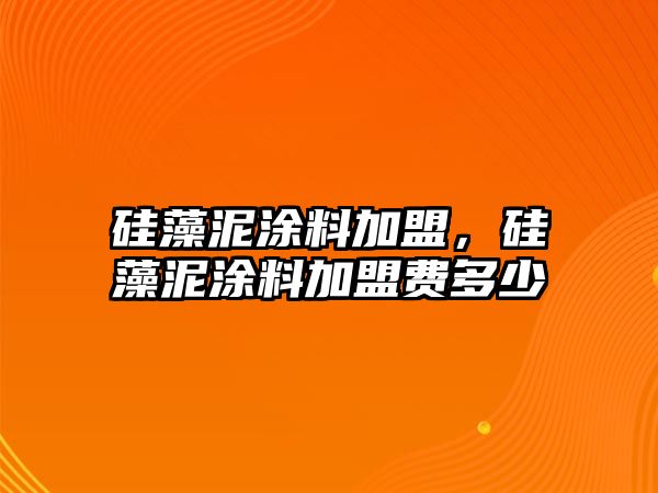 硅藻泥涂料加盟，硅藻泥涂料加盟費多少