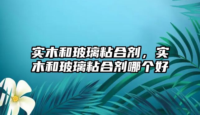 實(shí)木和玻璃粘合劑，實(shí)木和玻璃粘合劑哪個(gè)好