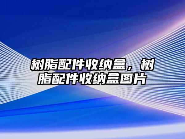 樹脂配件收納盒，樹脂配件收納盒圖片